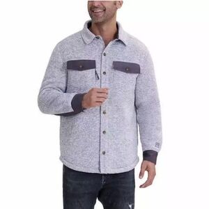 Avalanche Men’s Fleece Lined Soft Shirt Jacket Medium